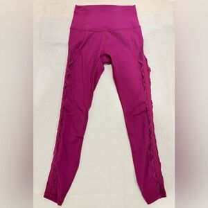 Lululemon Athletica Women’s Criss Cross Chilled Grape Purple Leggings 28 inch